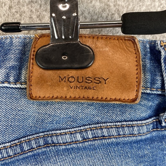 Moussy Vintage skinny jeans mild distressing size 30 edgy grunge preppy - Picture 7 of 10